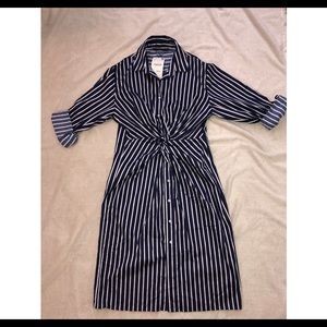 Blue & white office approved Zara dress